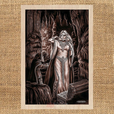 WIZARD AND TREASURE pyroprinter and laser-ready file 3DWave.us